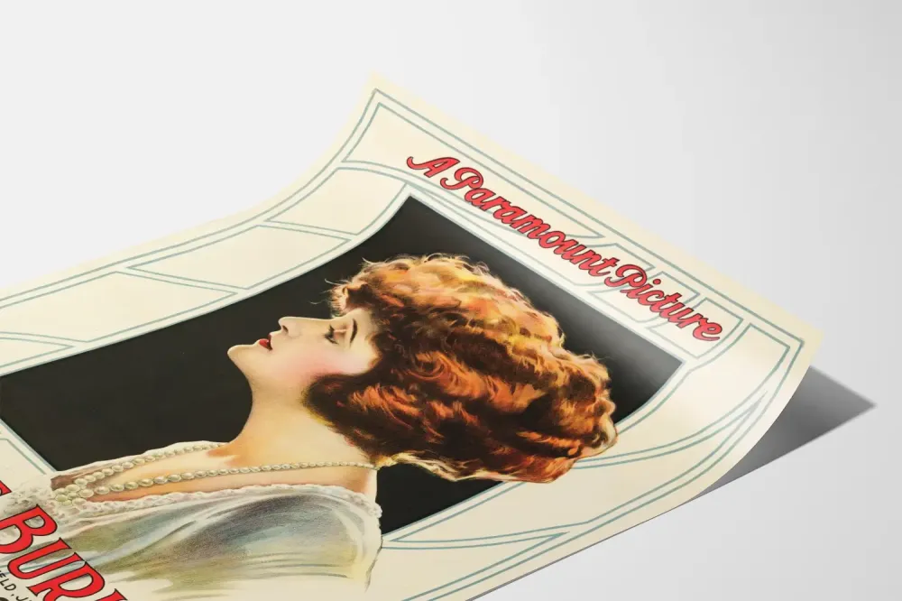 Plakat vintage Frisky Mrs. Johnson z Billie Burke