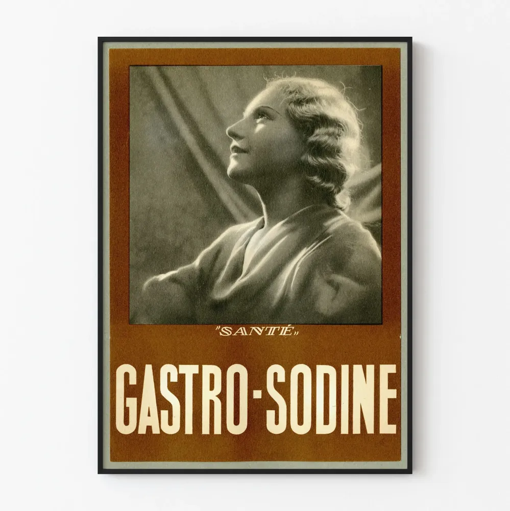 Plakat vintage Gastro-Sodine Santé