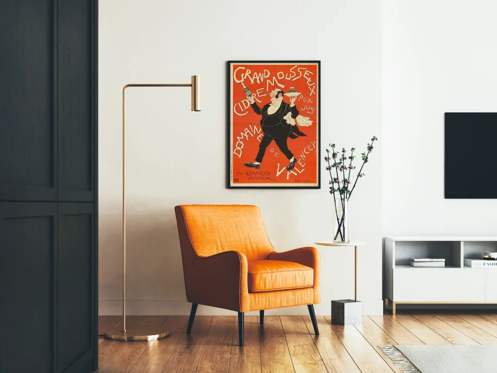 Plakat vintage Grand Cidre Mousseux Domaine de Valencey