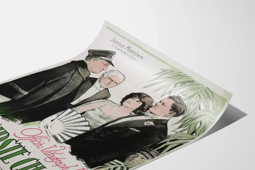 Plakat vintage Hans Ostatnia szansa - Film dramatyczny i szpiegowski