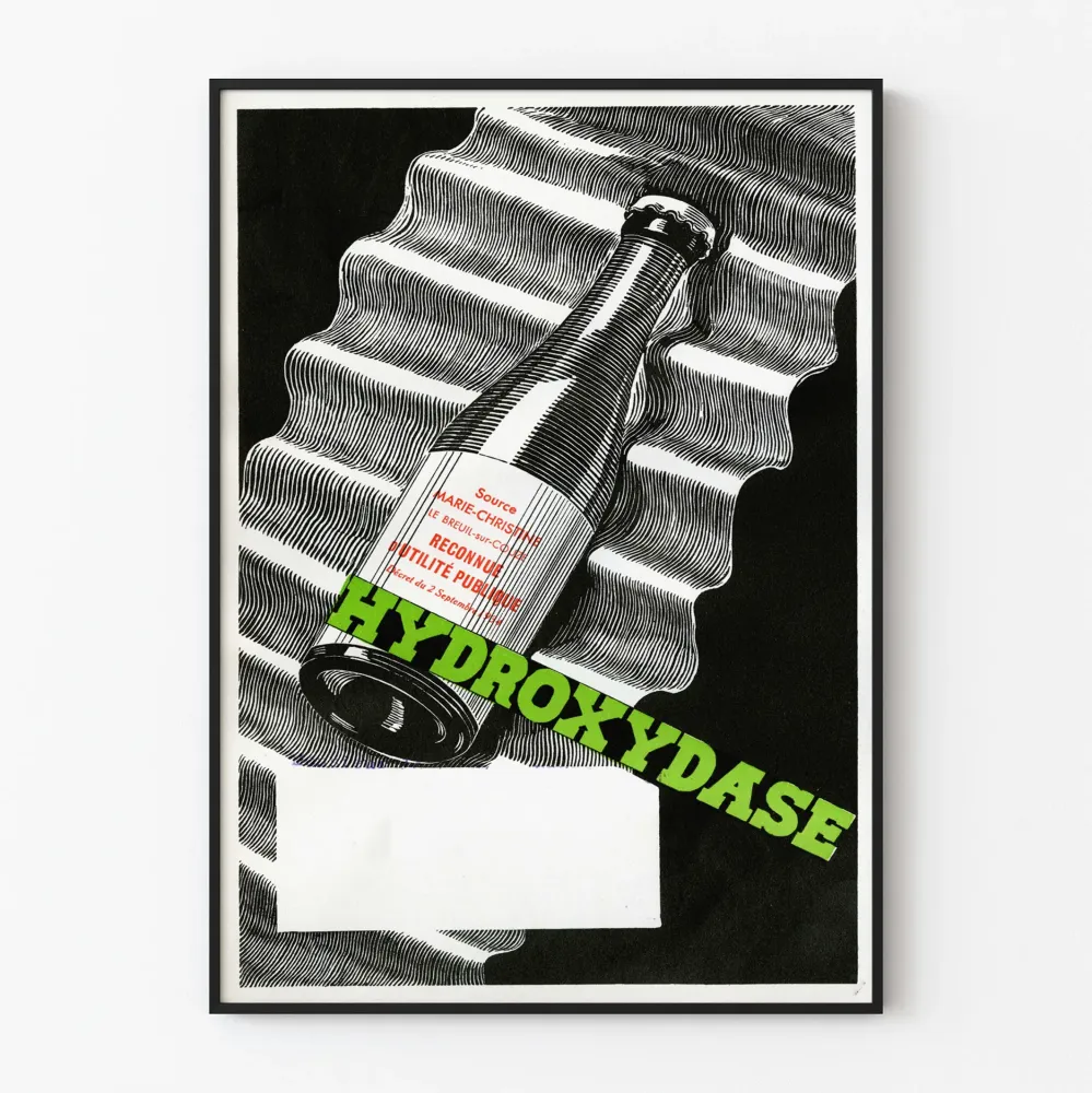 Plakat Vintage Hydroxydase Lotion Source Marie-Christine