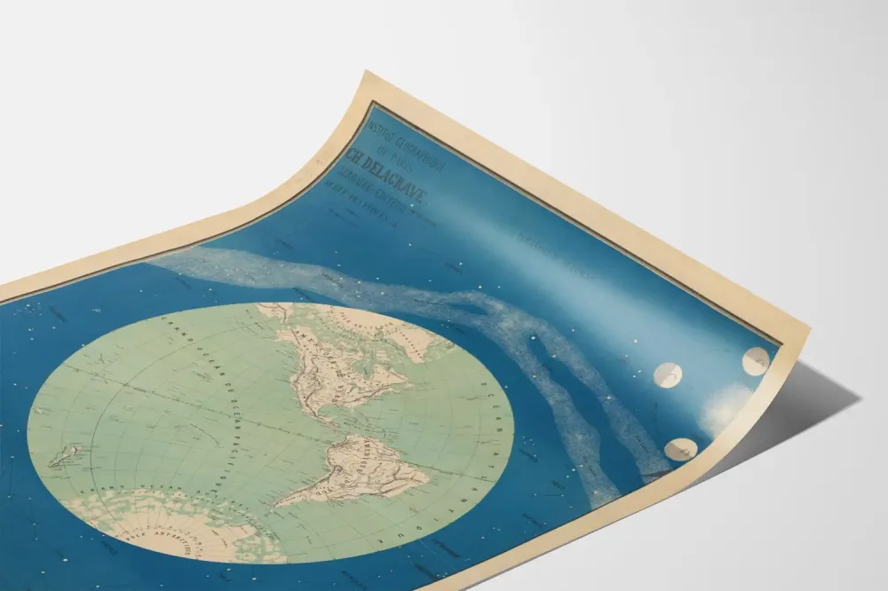 Plakat vintage Instytut Geograficzny w Paryżu - Jesienna Równonoc