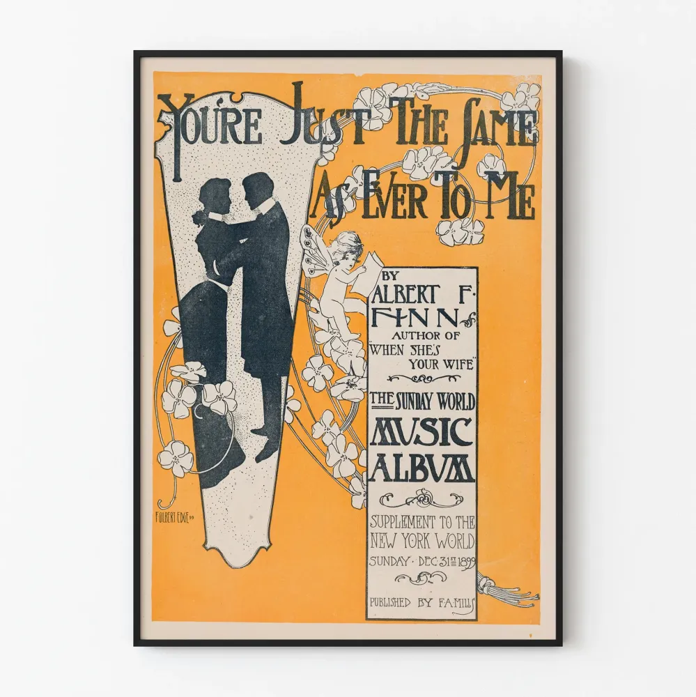 Plakat vintage Jesteś dla mnie taki sam jak zawsze