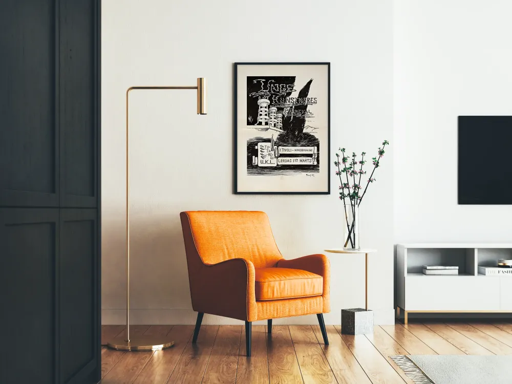Plakat vintage Karnawał Młodych Artystów w Tivoli