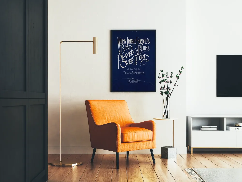 Plakat Vintage Kiedy Zespół Jimmie Europe grał bluesa