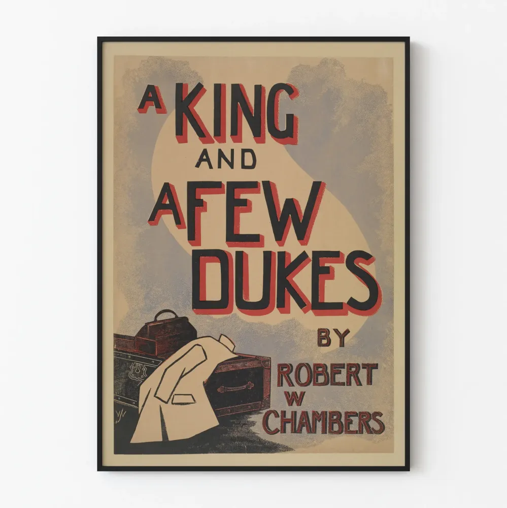 Plakat vintage King and Few Dukes