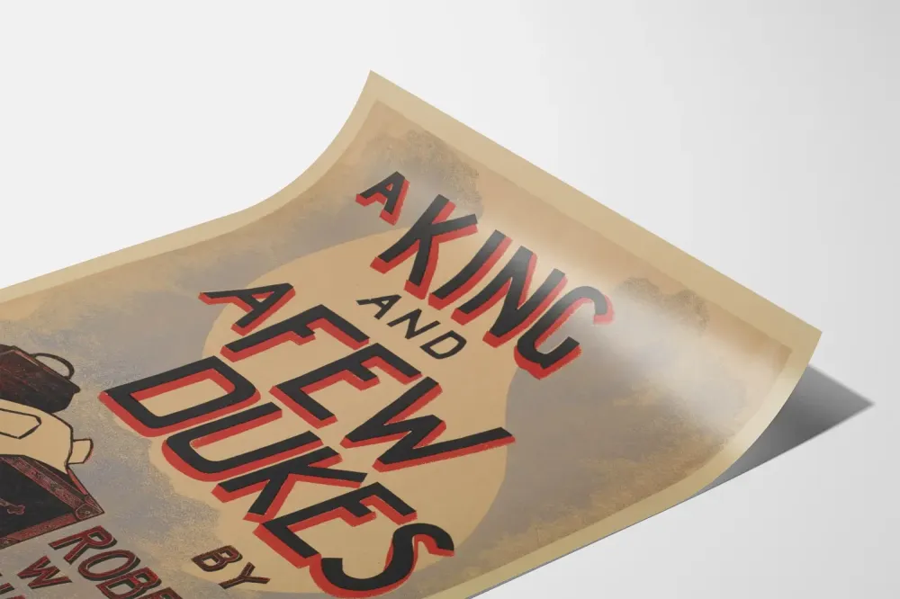 Plakat vintage King and Few Dukes