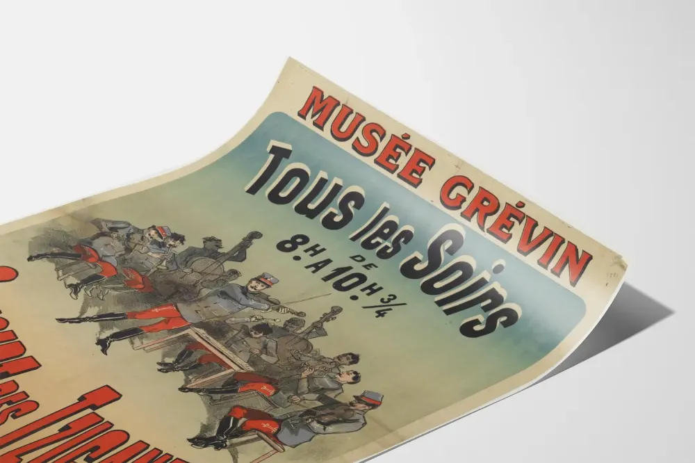 Plakat vintage Koncert Cyganów w Muzeum Grévin