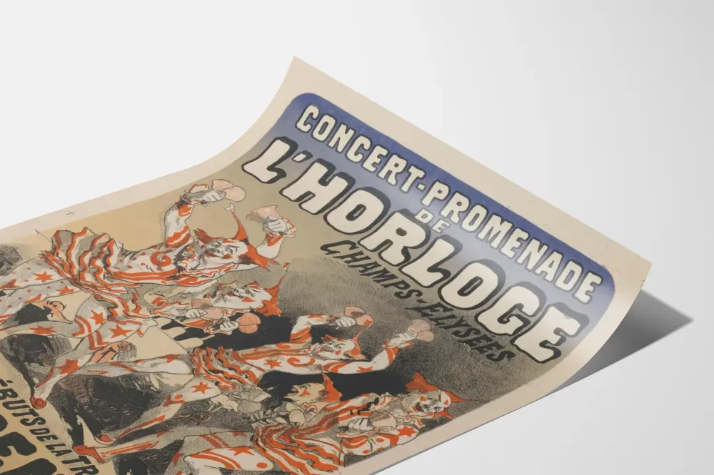 Plakat vintage Koncert-Spacer po Zegarze - Grupa Lawrence