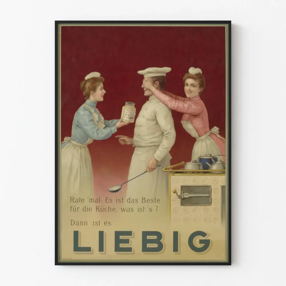 Plakat vintage Liebig do kuchni