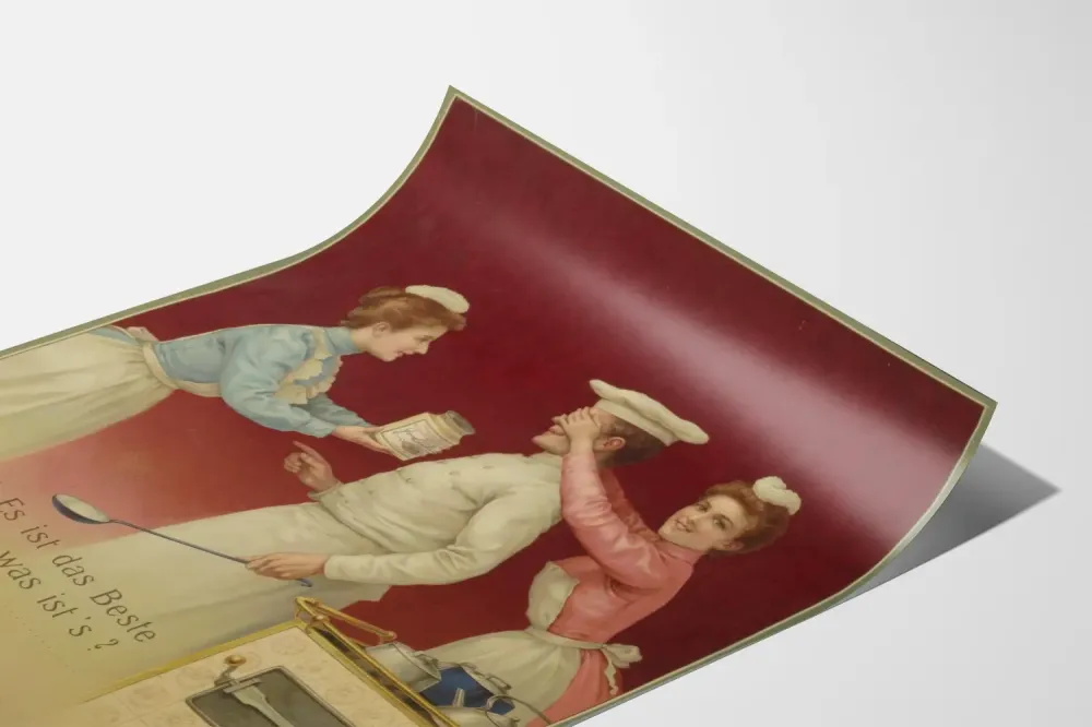 Plakat vintage Liebig do kuchni