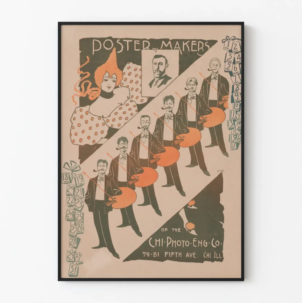 Plakat vintage Makers Chicago Photo Engraving Co