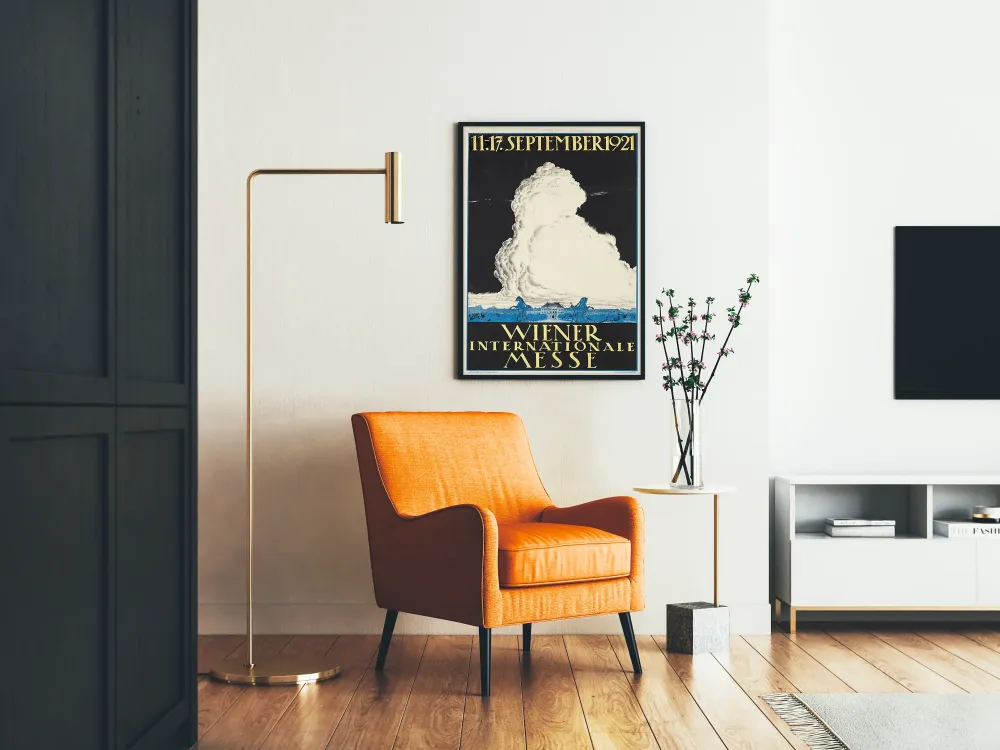 Plakat vintage Międzynarodowa Wystawa Wiedeń 1921