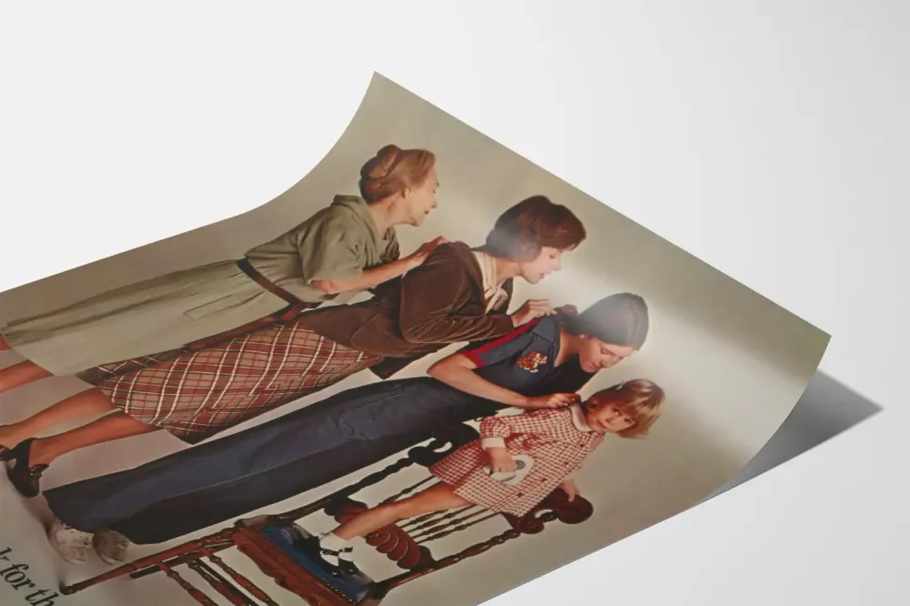Plakat vintage Międzynarodowego Związku Pracowniczek Odzieży Kobiet