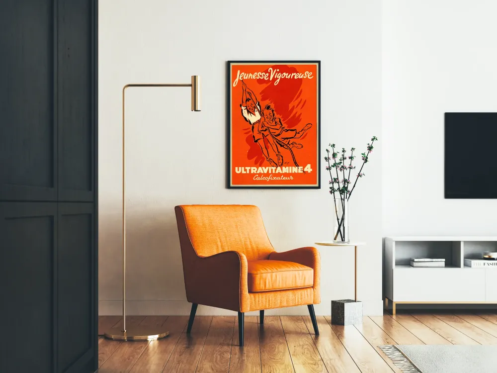 Plakat Vintage Młodzieńcza Sił Ultrawitamina 4