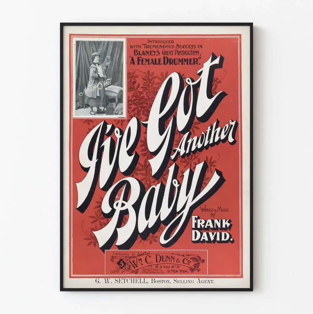 Plakat vintage muzyczny I've Got Another Baby