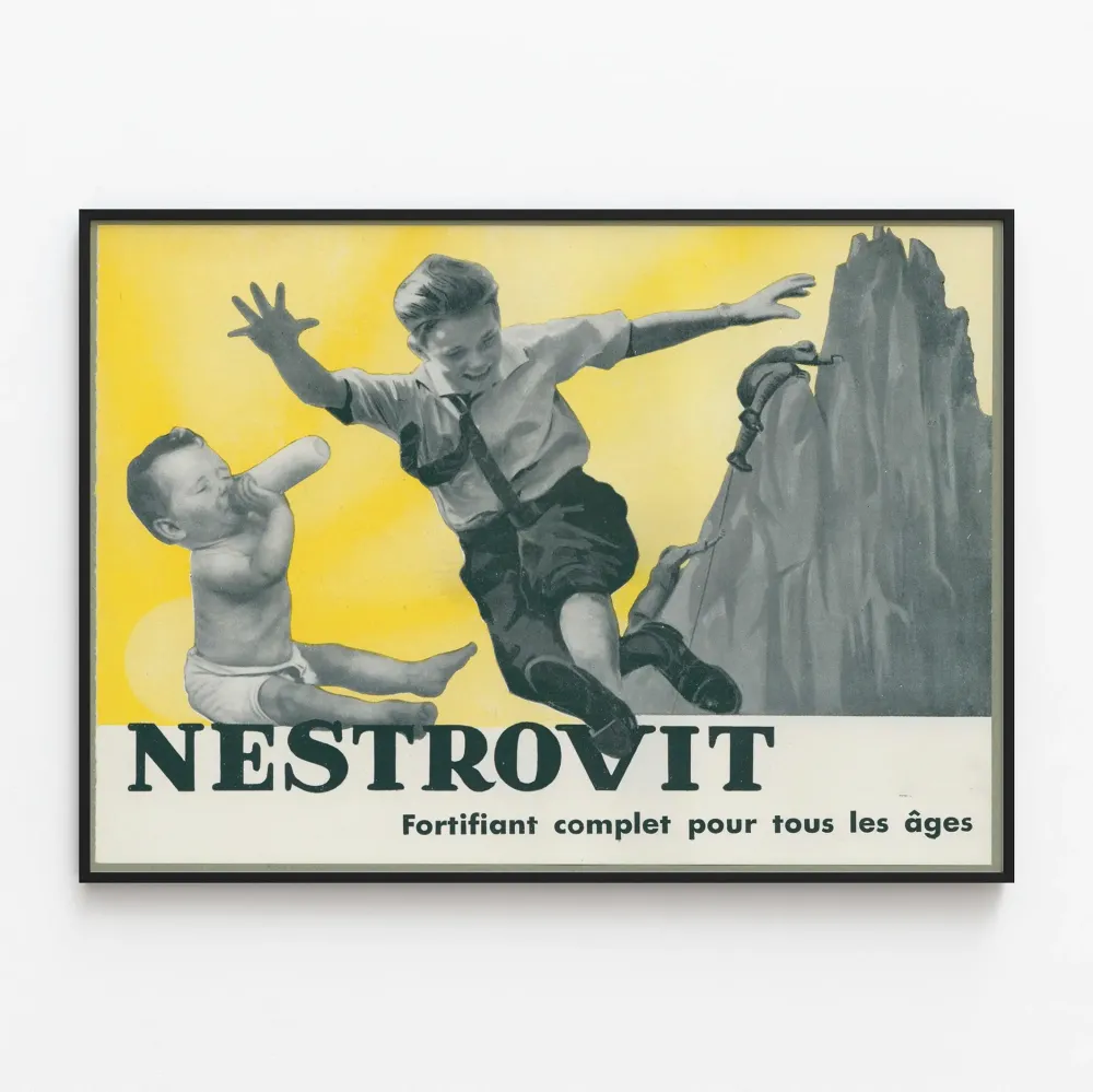 Plakat vintage Nestrovit - Kompletny wzmacniacz dla wszystkich grup wiekowych