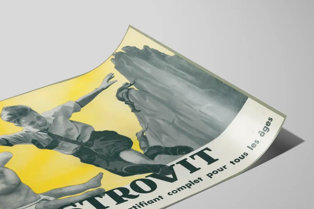 Plakat vintage Nestrovit - Kompletny wzmacniacz dla wszystkich grup wiekowych