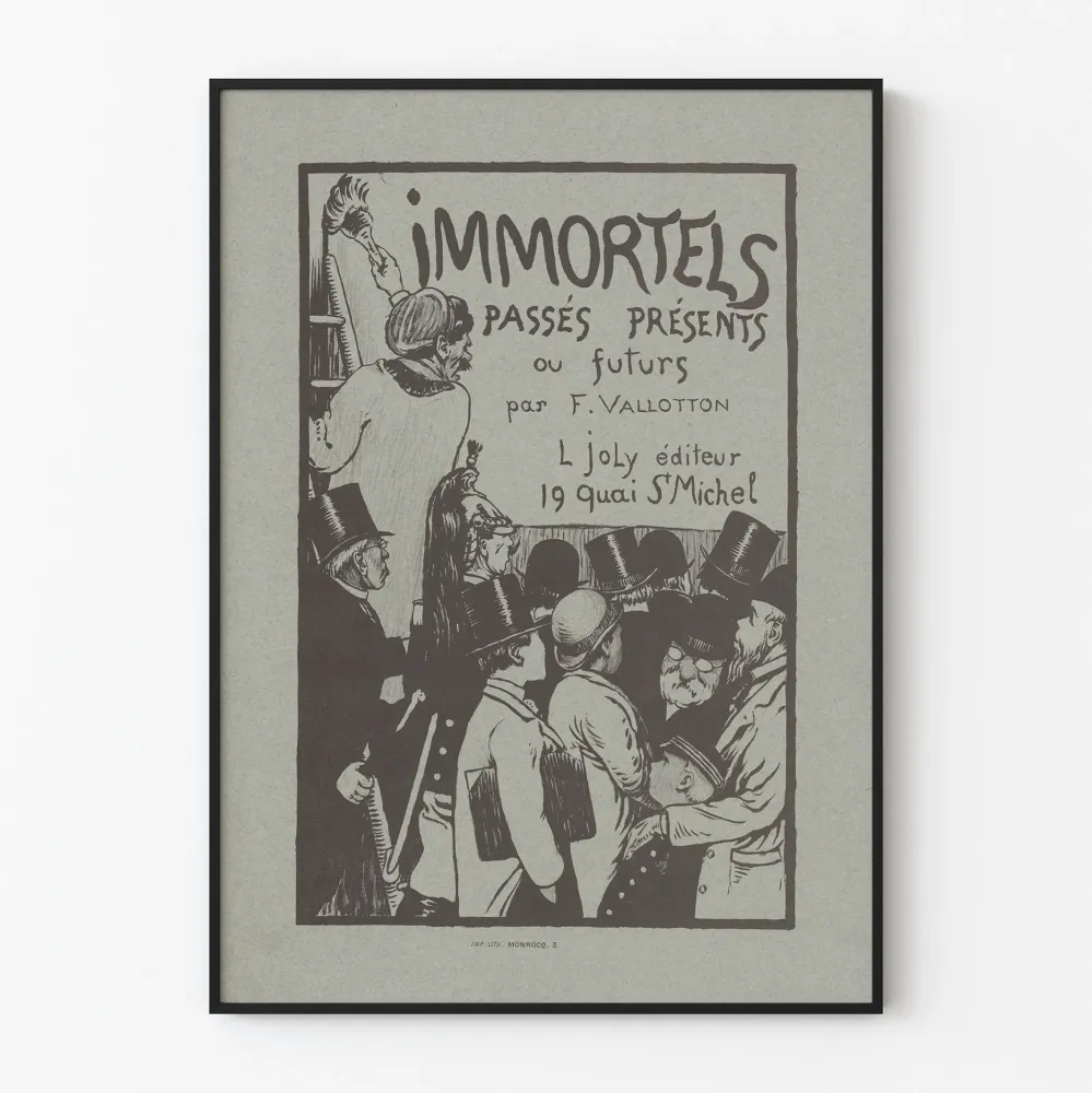Plakat Vintage Nieśmiertelni Minione, Obecni lub Przyszli