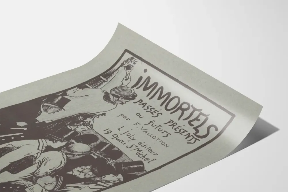 Plakat Vintage Nieśmiertelni Minione, Obecni lub Przyszli