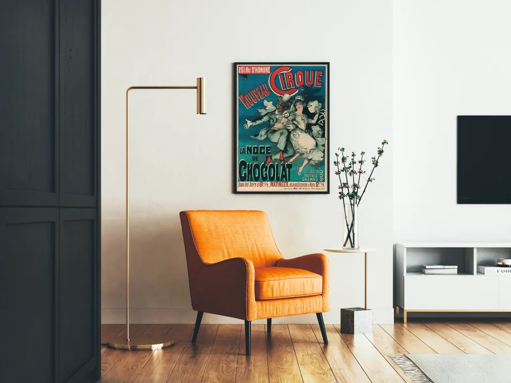 Plakat vintage Nouveau Cirque La Noce de Chocolat