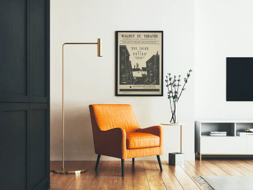 Plakat vintage 'One Third Nation' - Teatr Walnut St.