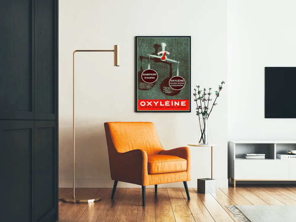 Plakat Vintage Oxyléine Antyseptyka Jelito i Układ Moczowy