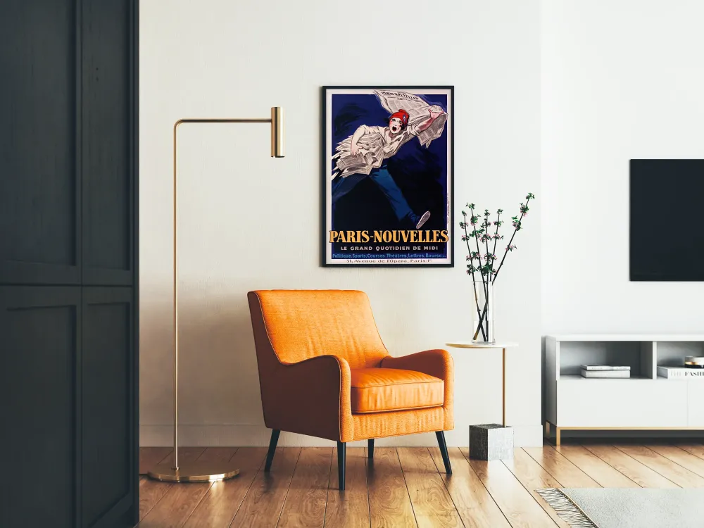 Plakat vintage Paris-Nouvelles Le Grand Quotidien de Midi