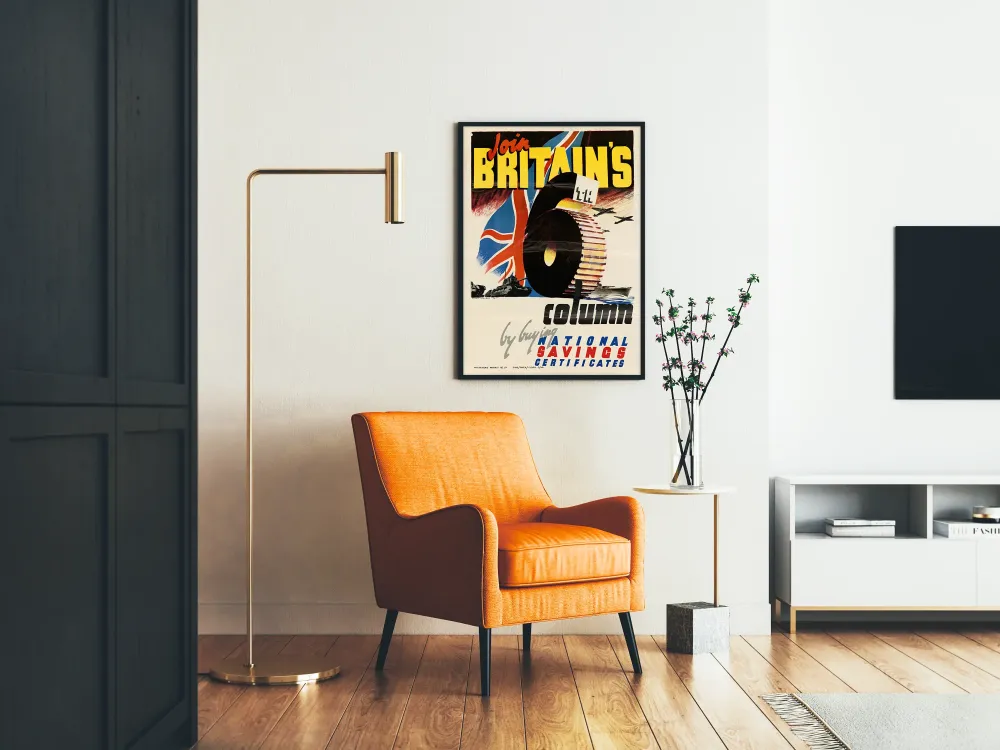 Plakat vintage patriotyczny „Join Britain’s Column”