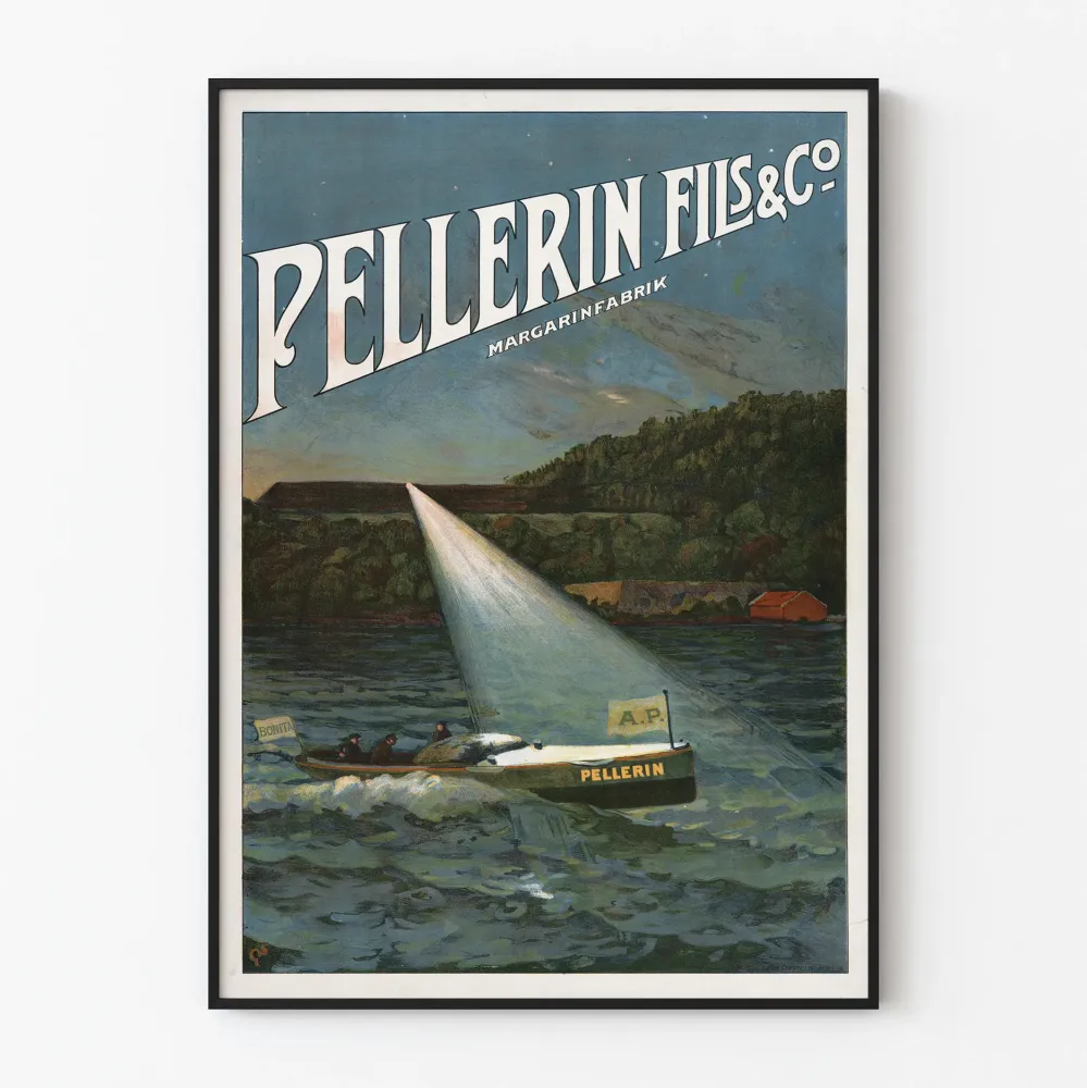 Plakat vintage Pellerin Fils & Co Margaryna