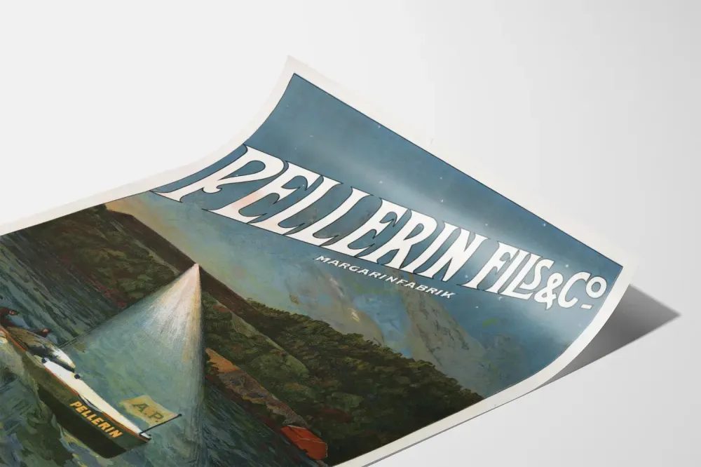 Plakat vintage Pellerin Fils & Co Margaryna