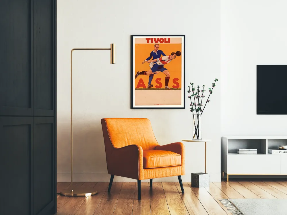 Plakat Vintage Piłka nożna Tivoli AS Strasbourg