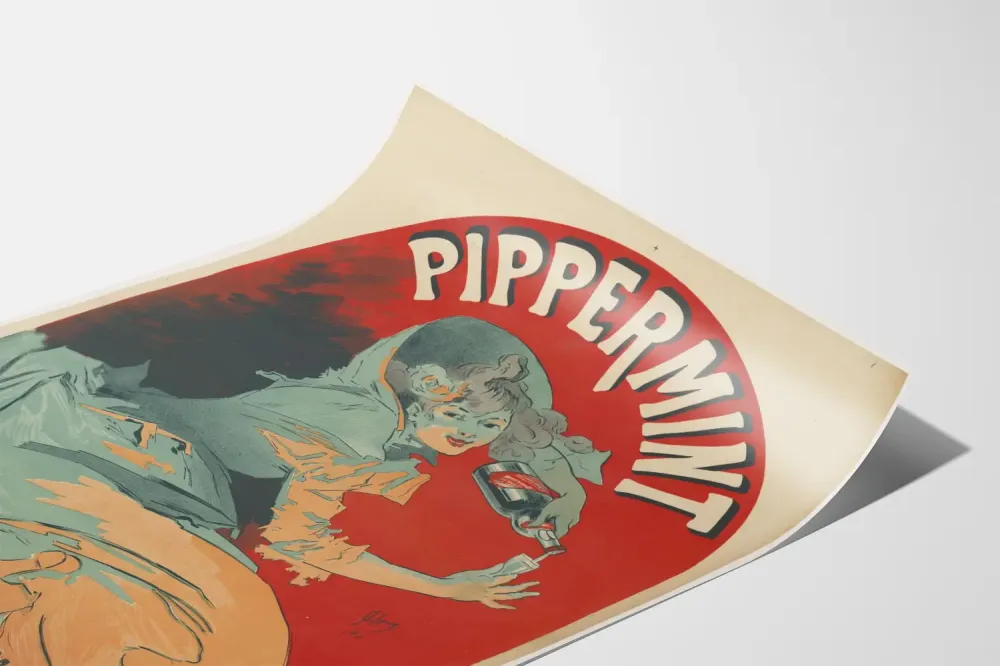 Plakat vintage Pippermint Get Frères w Revel Haute-Garonne