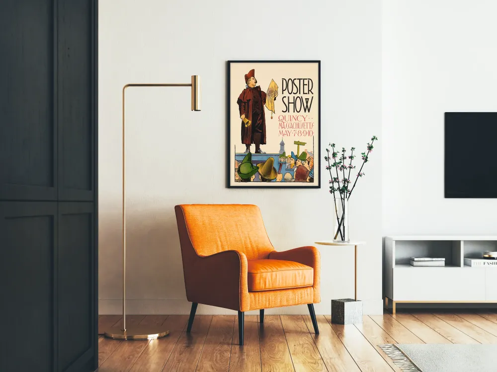 Plakat Vintage Poster Show Quincy Massachusetts
