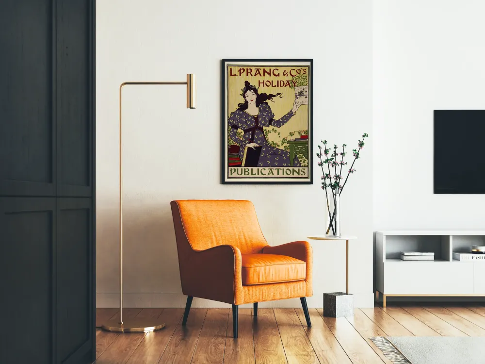Plakat Vintage L. Prang & Co Wydawnictwa Świąteczne