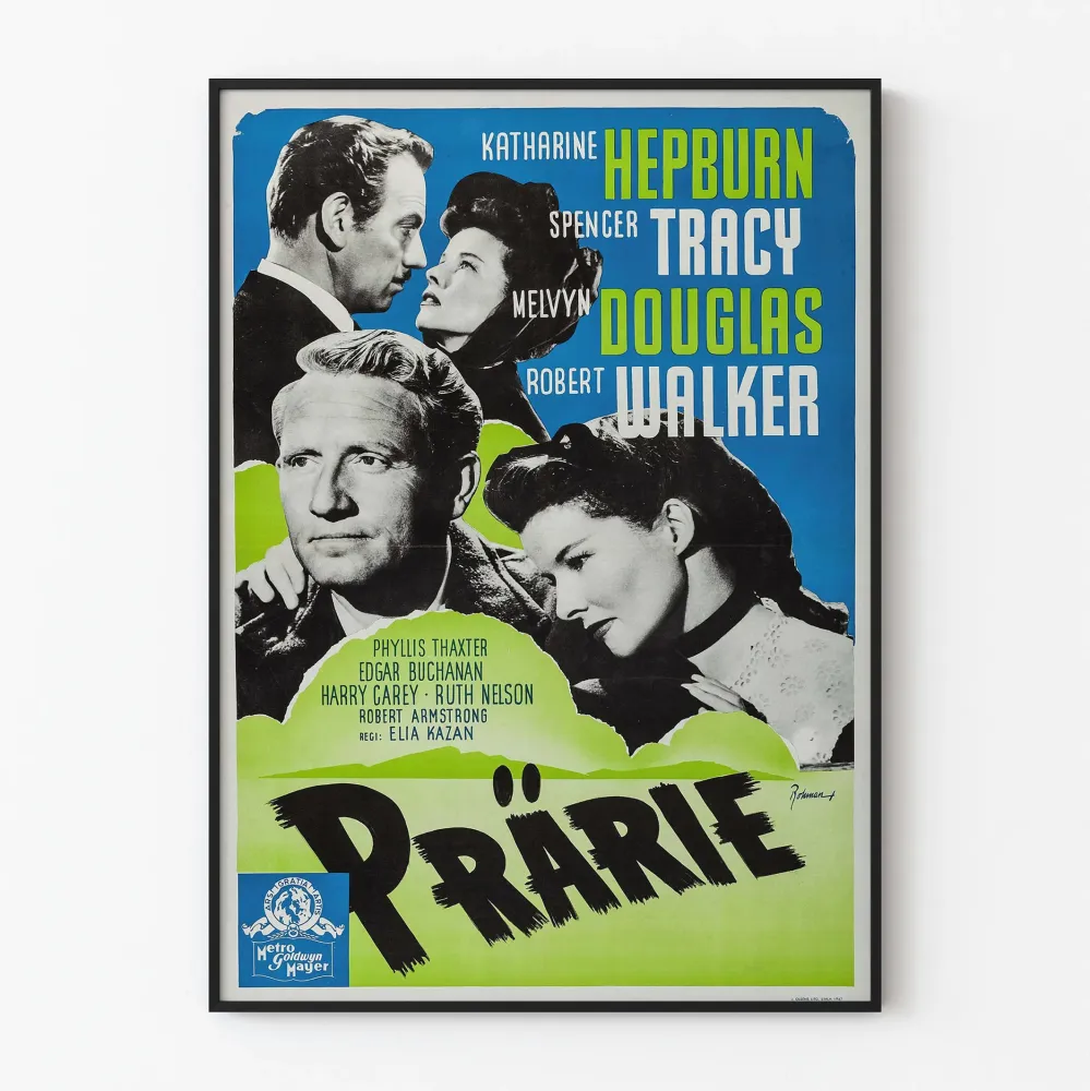 Plakat vintage Preria klasyczny film Hollywood
