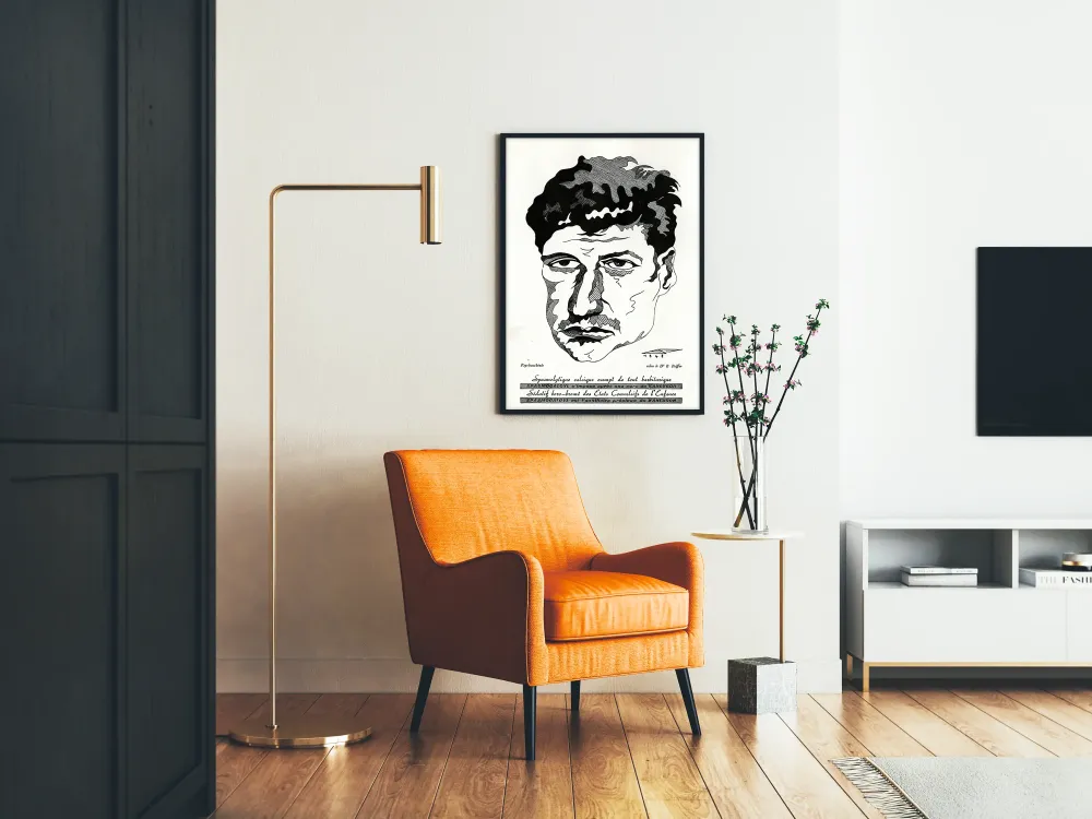 Plakat vintage Psychasthenia według dr E. Peiffer - Stara ilustracja medyczna