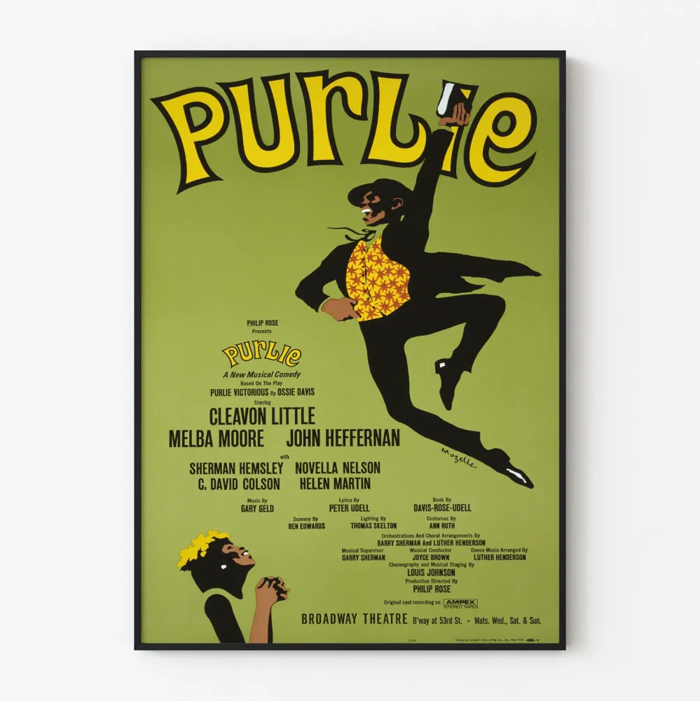 Plakat vintage Purlie musical Broadway