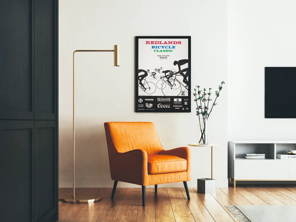 Plakat vintage Redlands Bicycle Classic 1986