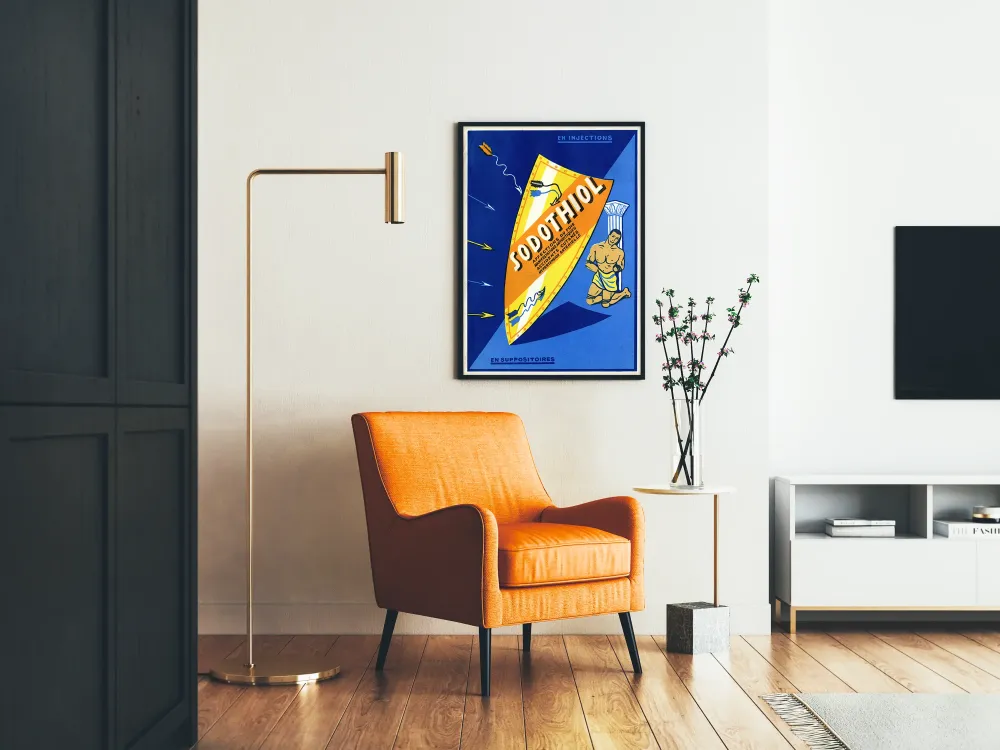 Plakat vintage reklama leku Sodothiol