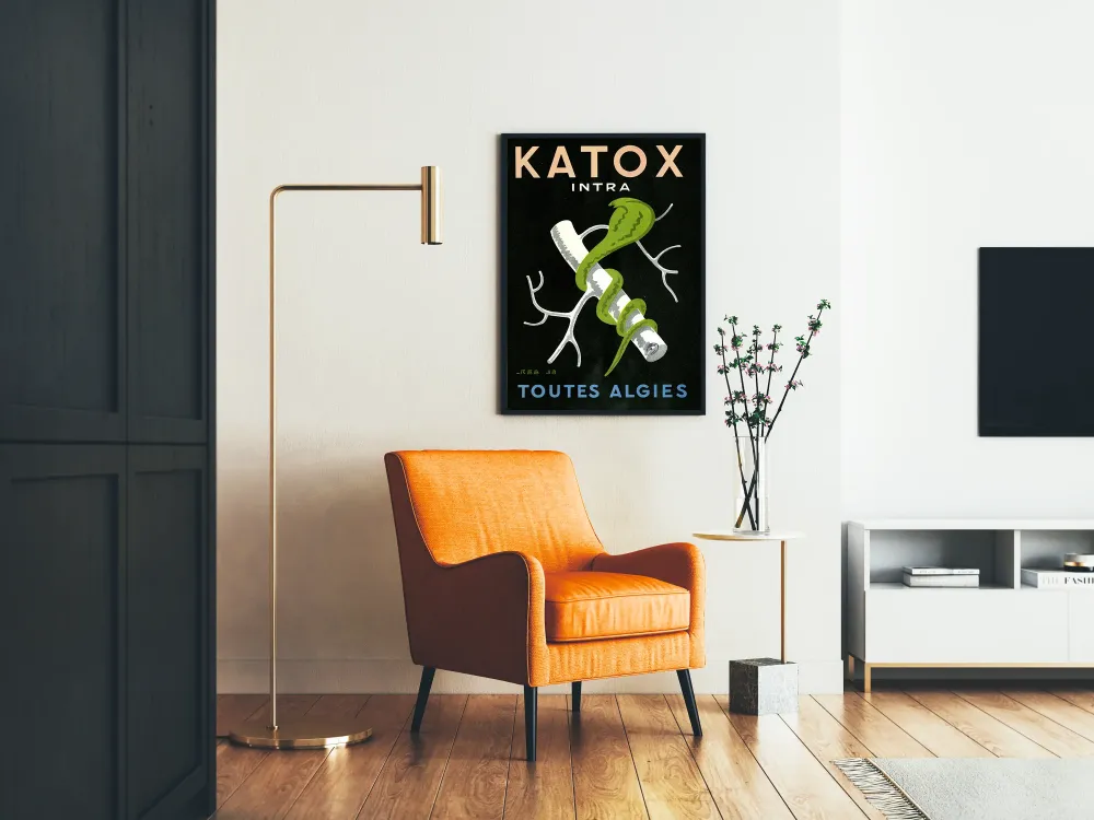 Plakat vintage reklamowy Katox Algues Intra