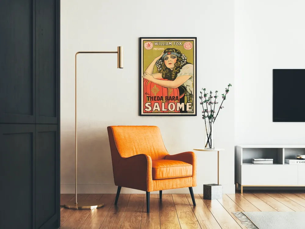 Plakat vintage Salomé z Thedą Barą
