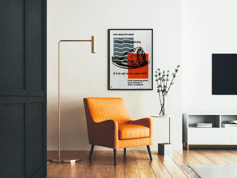 Plakat Vintage Santé - Szybko schłodź swoje produkty spożywcze