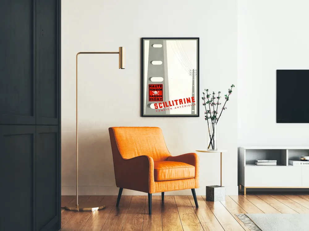 Plakat vintage Scillitrine Haute Tension