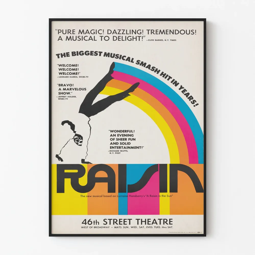 Plakat Vintage Spektakl Muzyczny Rodzynek