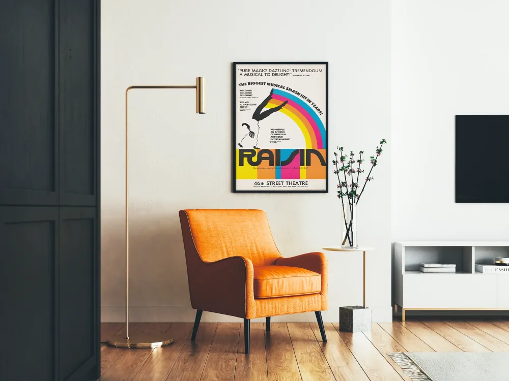 Plakat Vintage Spektakl Muzyczny Rodzynek
