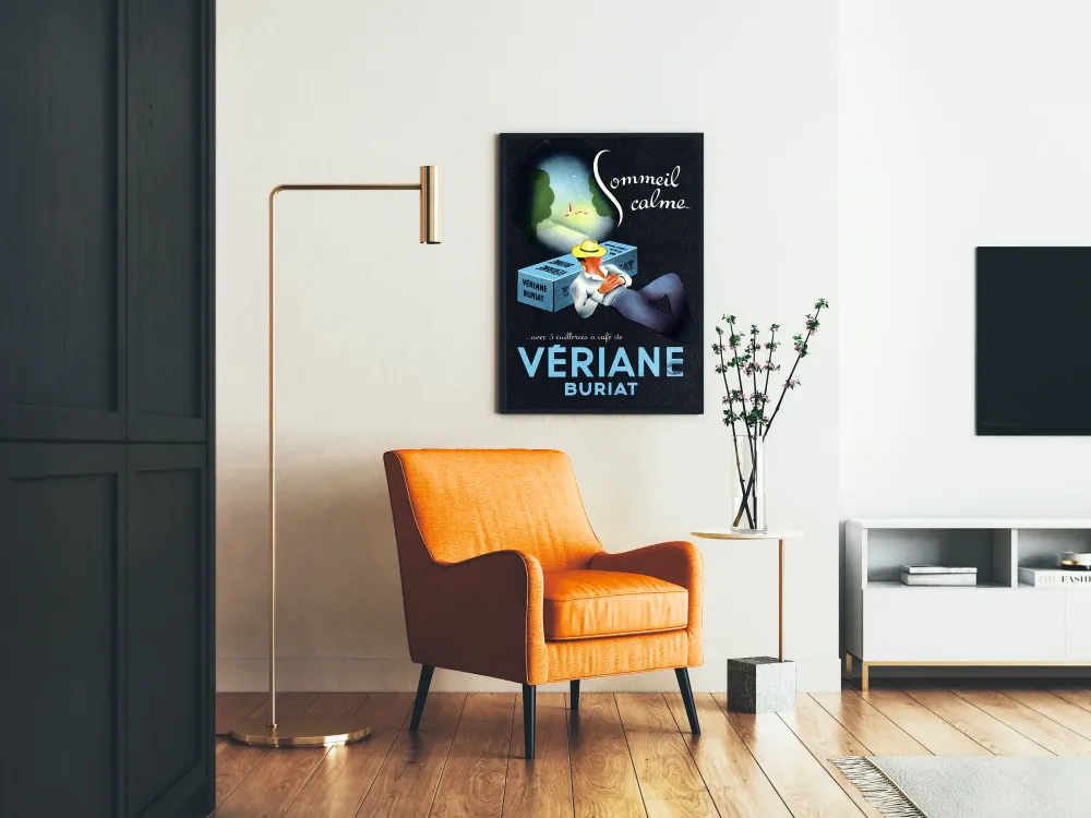 Plakat vintage Spokojny sen Vériané Buriat