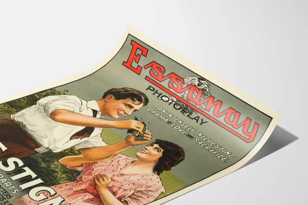 Plakat vintage Stigma Essanay Photoplay