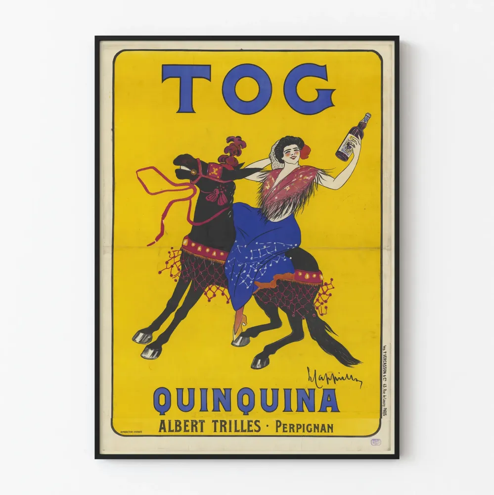Plakat Vintage TOG Quinquina od Alberta Trillesa