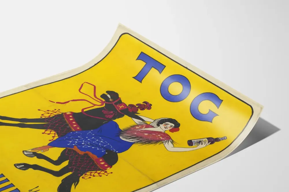 Plakat Vintage TOG Quinquina od Alberta Trillesa